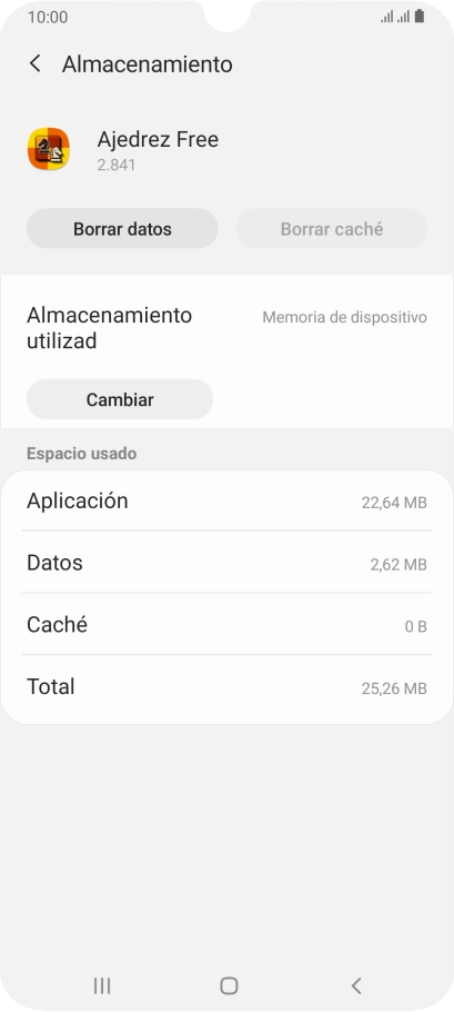 Pulsa la tecla de inicio para terminar y regresar a la pantalla de inicio.