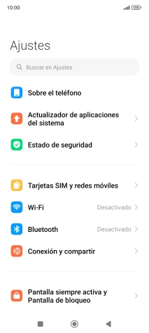 Pulsa Tarjetas SIM y redes móviles.
