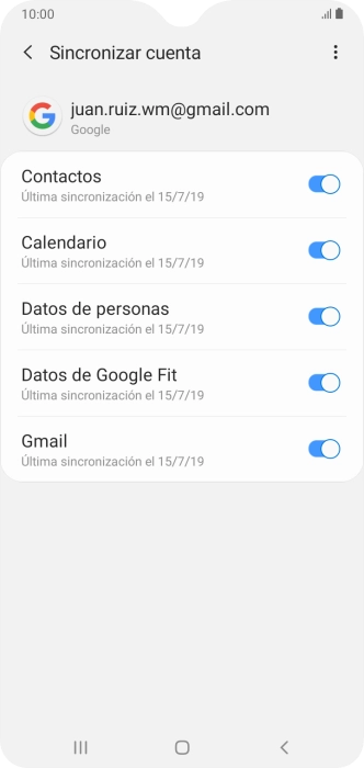 Pulsa la tecla de inicio para terminar y regresar a la pantalla de inicio.