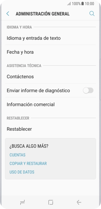 Pulsa Restablecer.