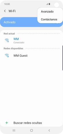 Pulsa Avanzado.