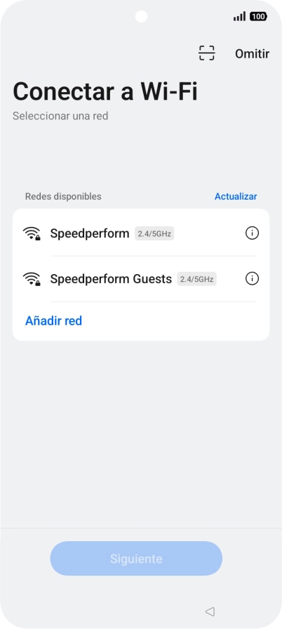 Pulsa la red wifi deseada.