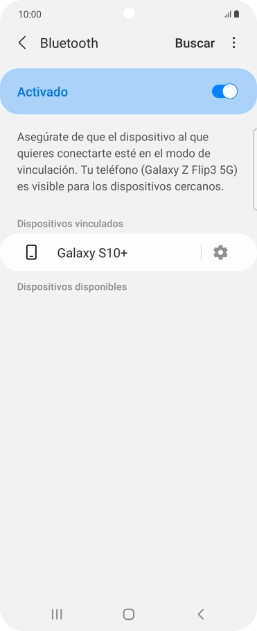 Pulsa la tecla de inicio para terminar y regresar a la pantalla de inicio.