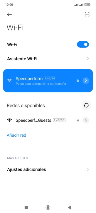 Pulsa la tecla de inicio para terminar y regresar a la pantalla de inicio.