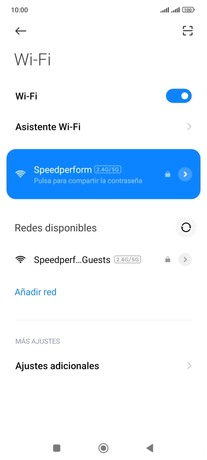 Pulsa la tecla de inicio para terminar y regresar a la pantalla de inicio.
