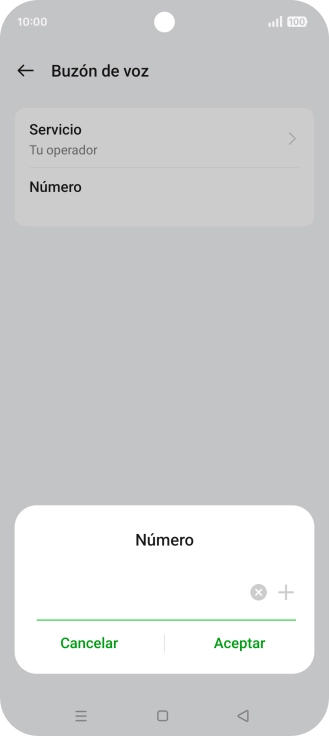 Introduce 22177 y pulsa Aceptar.