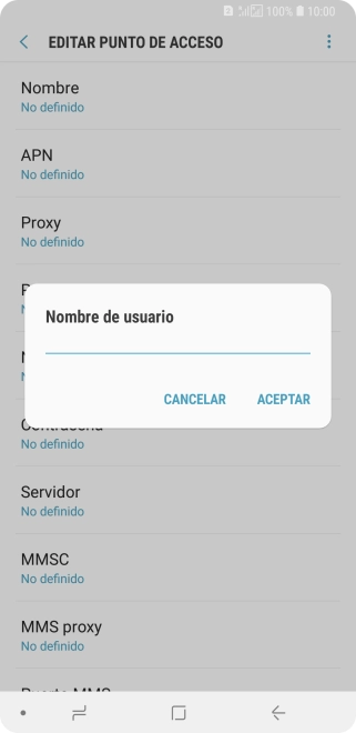 Introduce wap@wap y pulsa ACEPTAR.