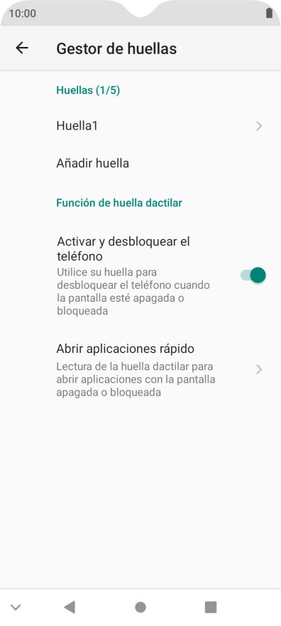 Pulsa la tecla de retroceso.
