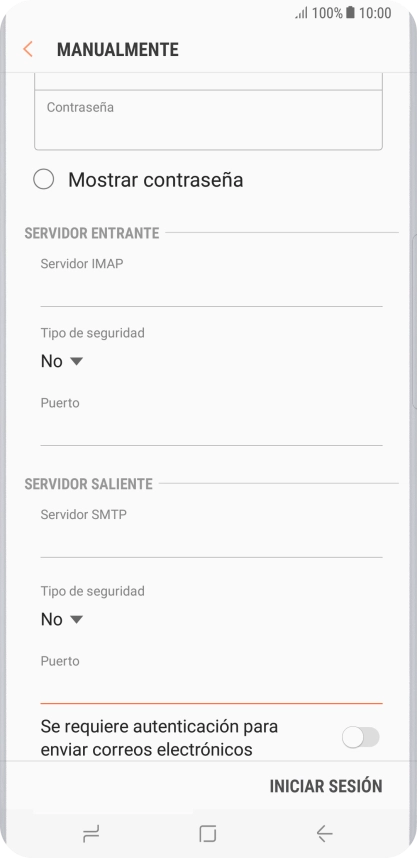 Pulsa el indicador junto a 