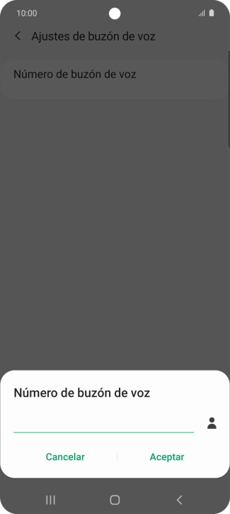 Introduce 22177 y pulsa Aceptar.