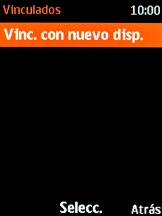 Selecciona Vinc. con nuevo disp..