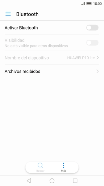 Pulsa el indicador junto a 