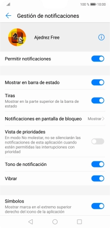 Pulsa el indicador junto a 