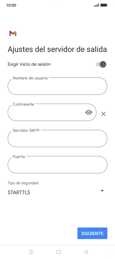 Pulsa el indicador junto a 