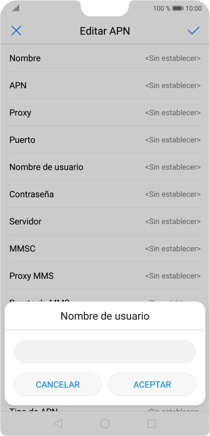 Introduce wap@wap y pulsa ACEPTAR.