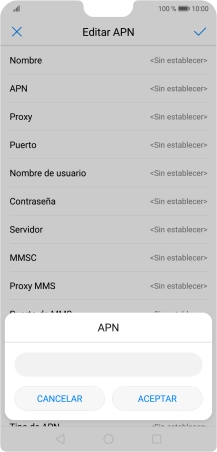 Introduce airtelwap.es y pulsa ACEPTAR.