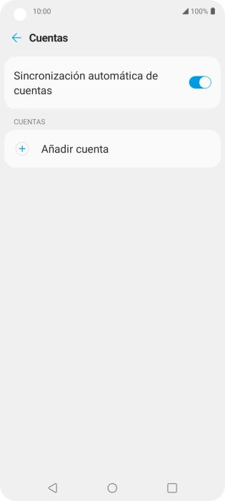 Pulsa Añadir cuenta.