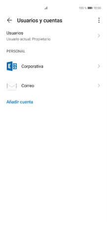 Pulsa el tipo de cuenta deseado.