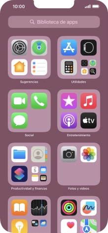 Pulsa la app deseada.