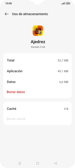 Pulsa la tecla de inicio para terminar y regresar a la pantalla de inicio.