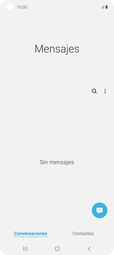 Pulsa el icono de nuevo mensaje.