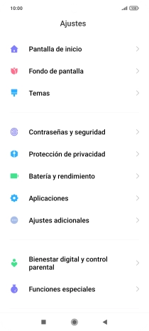 Pulsa Aplicaciones.