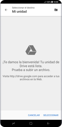 Pulsa el icono de nueva carpeta.