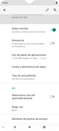 Pulsa el indicador junto a 