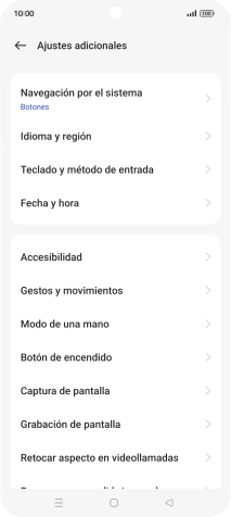 Pulsa Fecha y hora.