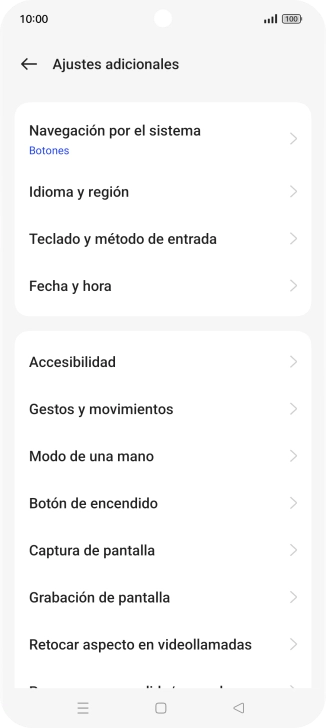 Pulsa Fecha y hora.