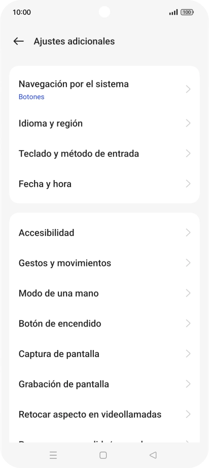 Pulsa Fecha y hora.
