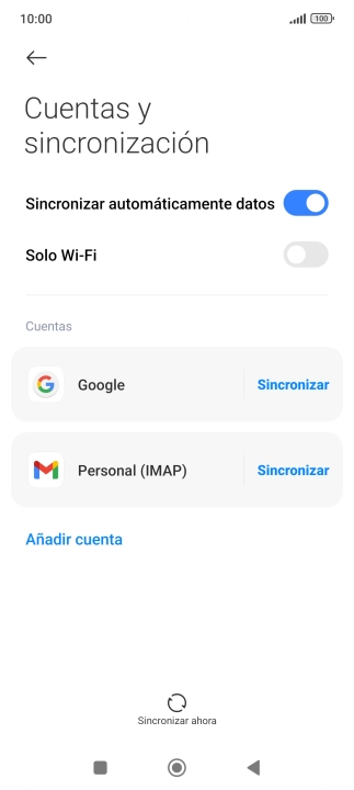 Pulsa el indicador junto a 
