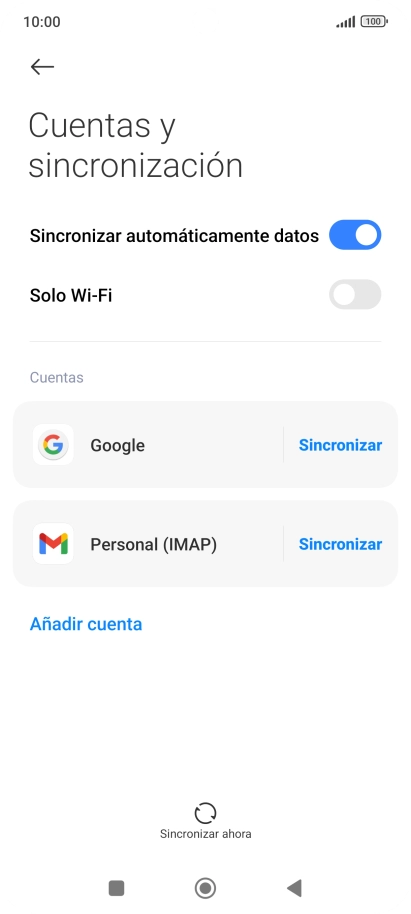 Pulsa el indicador junto a 