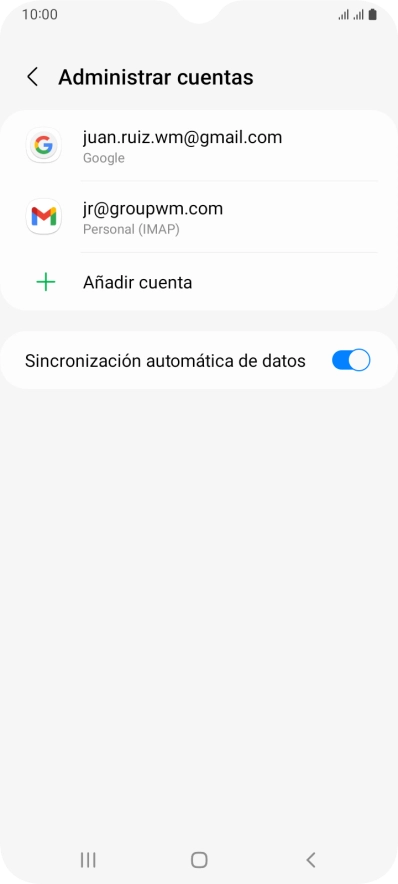 Pulsa la tecla de inicio para terminar y regresar a la pantalla de inicio.