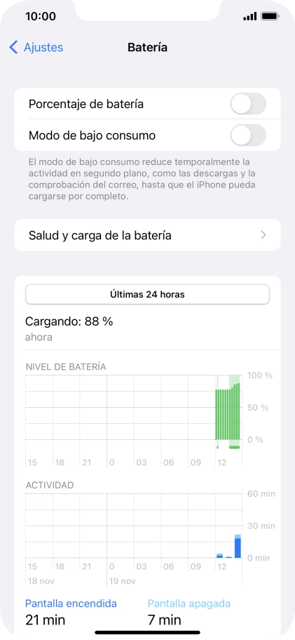 Pulsa el indicador junto a 