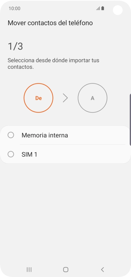 Pulsa el nombre de la tarjeta SIM.