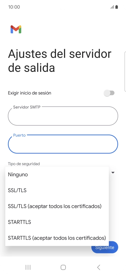 Pulsa SSL/TLS.