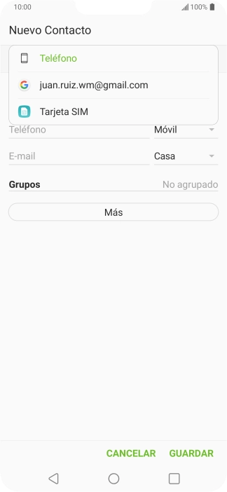 Pulsa Teléfono.