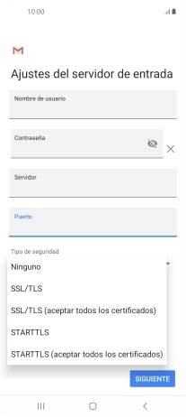 Pulsa Ninguno.