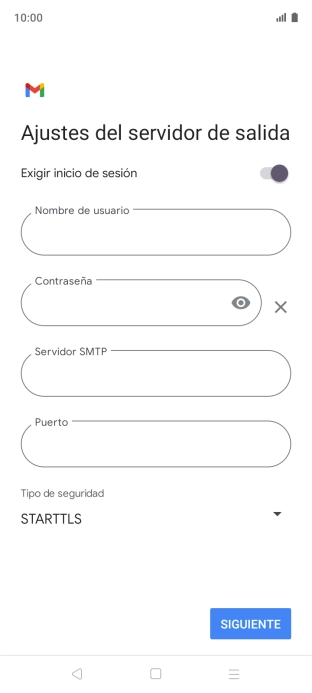 Pulsa el indicador junto a 