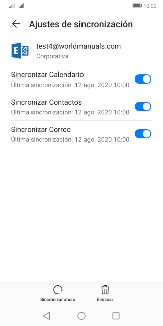 Pulsa la tecla de inicio para terminar y regresar a la pantalla de inicio.