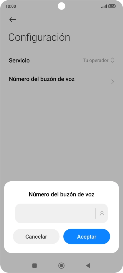 Introduce 22177 y pulsa Aceptar.
