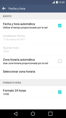 Pulsa el indicador junto a 
