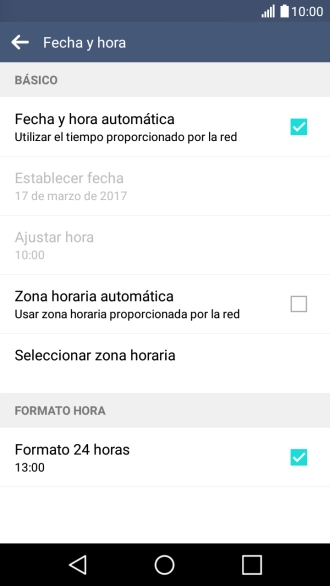 Pulsa el indicador junto a 