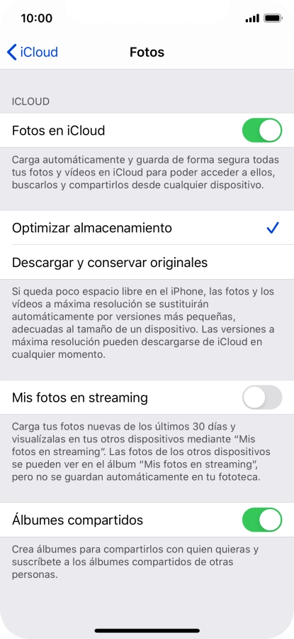 Pulsa el indicador junto a 