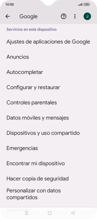 Pulsa Encontrar mi dispositivo.