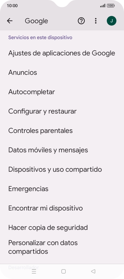 Pulsa Encontrar mi dispositivo.