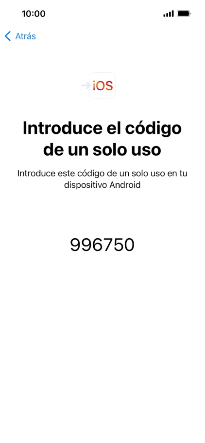 Seguir las indicaciones de la pantalla y de la app 