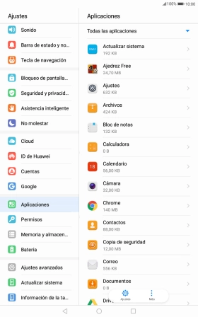 Pulsa la app deseada.