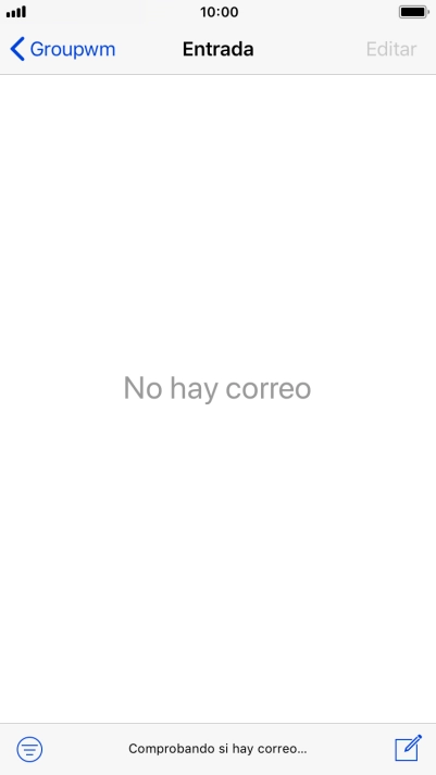 Pulsa el icono de nuevo correo electrónico.